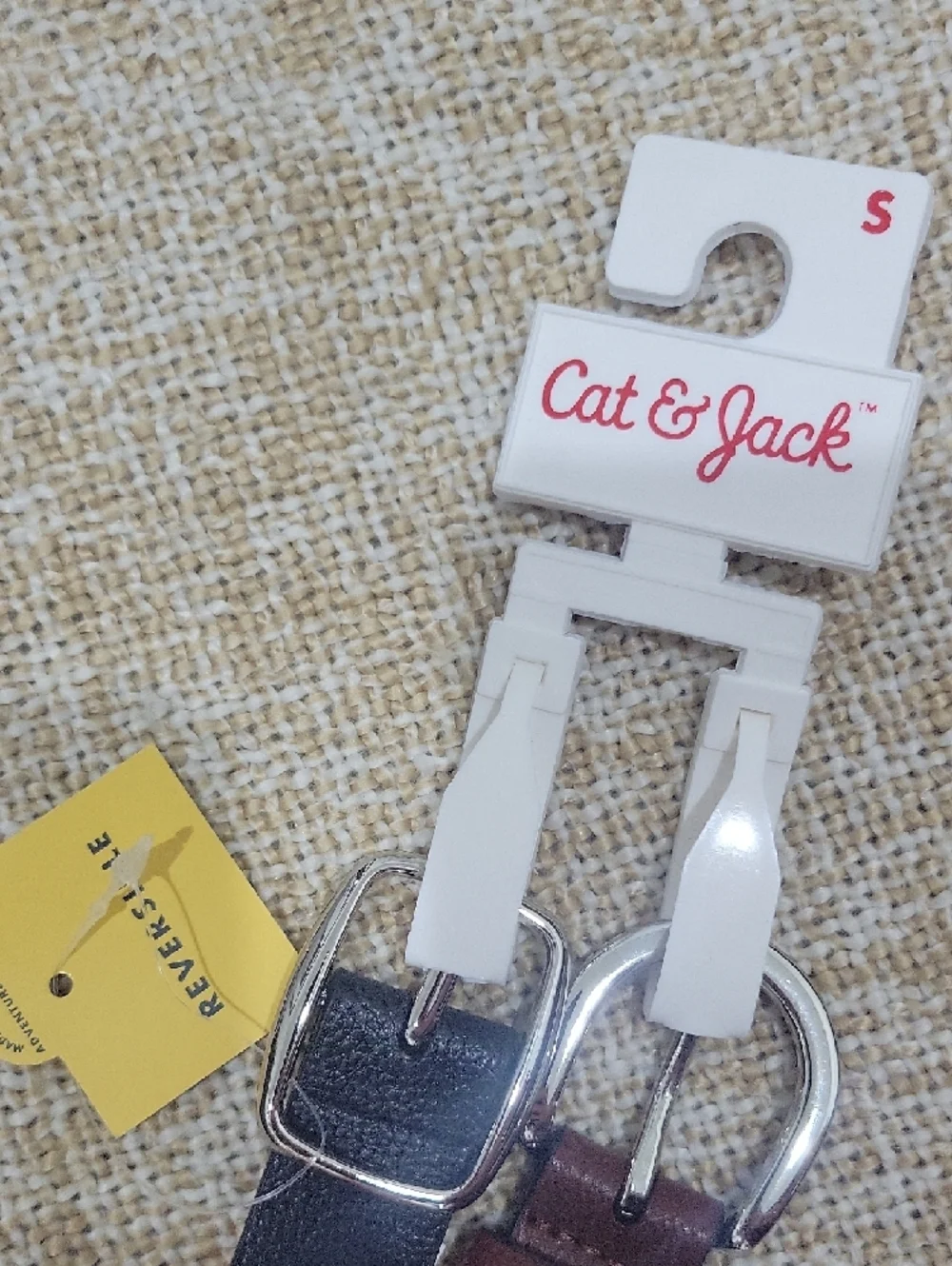 Cat & Jack Black and Brown Girl's Belt Duo
